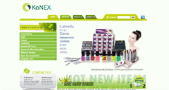 Desktop Screenshot of konexbeauty.com